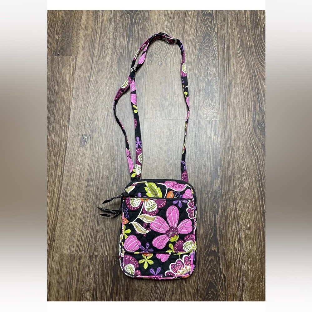 Vera Bradley Pirouette Pink All In One Mini Hipster Crossbody Bag